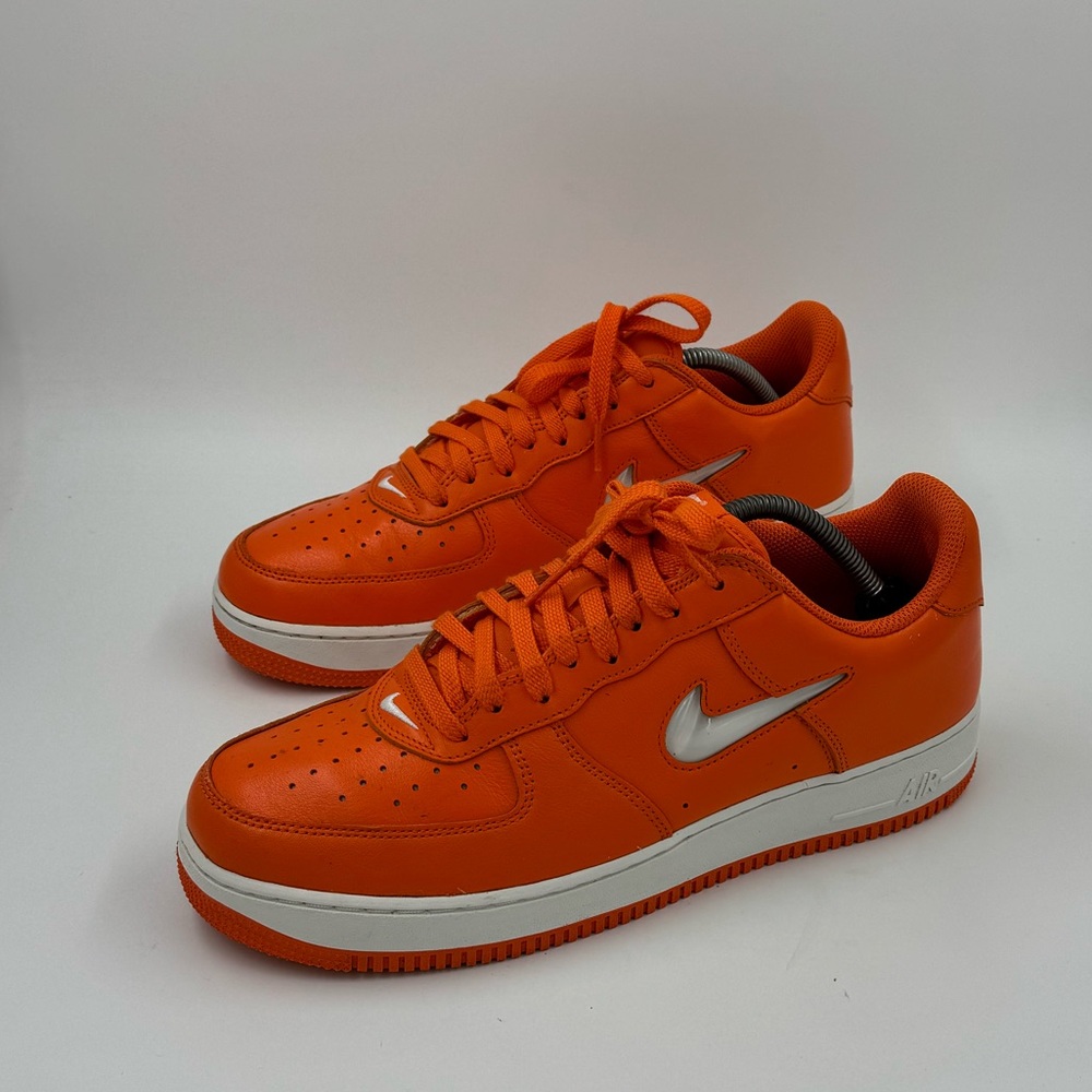 Nike Air Force 1 Jewel Color of the Month - Safety Orange 10.5 - Picture 1 of 6